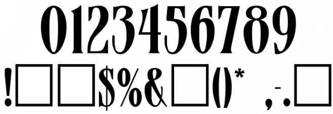 Mazam Font OTHER CHARS