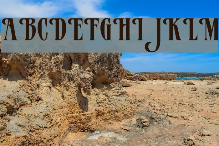 Mazam Font examples