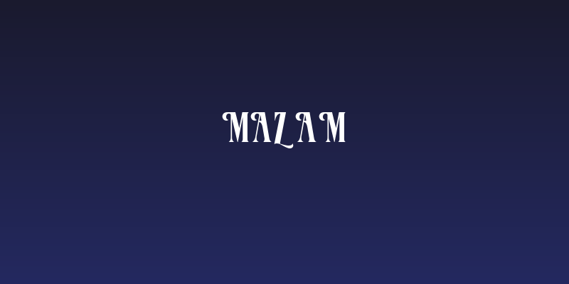 Mazam Social Header