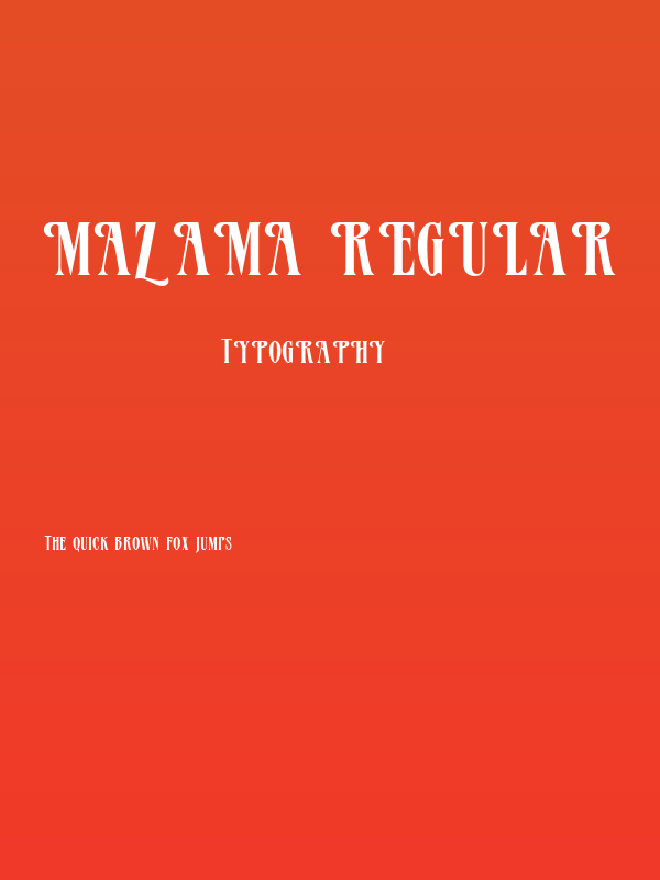 Mazama Regular Poster