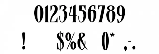 MazamaPlain Font OTHER CHARS