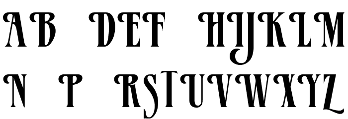 MazamaPlain Font LOWERCASE