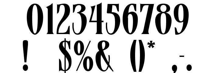 MazamaRegular Font OTHER CHARS