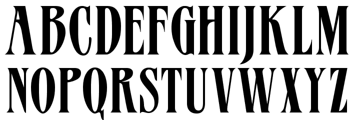 MazamaRegular Font LOWERCASE
