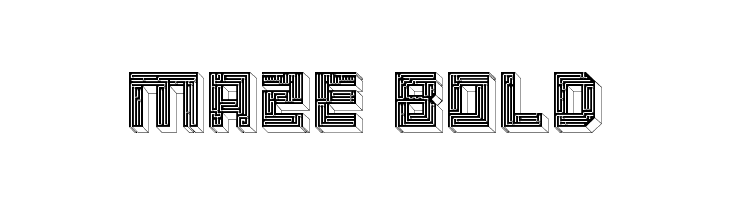 Maze Bold  Fuentes Gratis Descargar