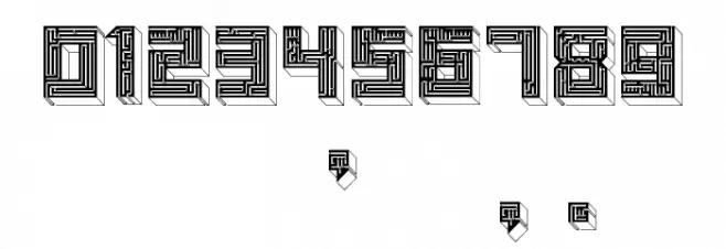 Maze Bold Font OTHER CHARS