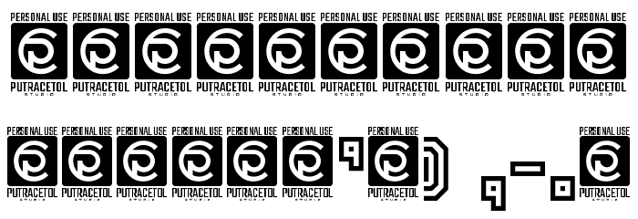 Maze Line Free Font OTHER CHARS