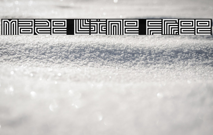 Maze Line Free Example 1