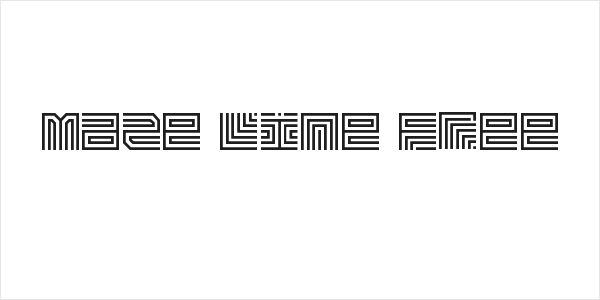 Maze Line Free Logo