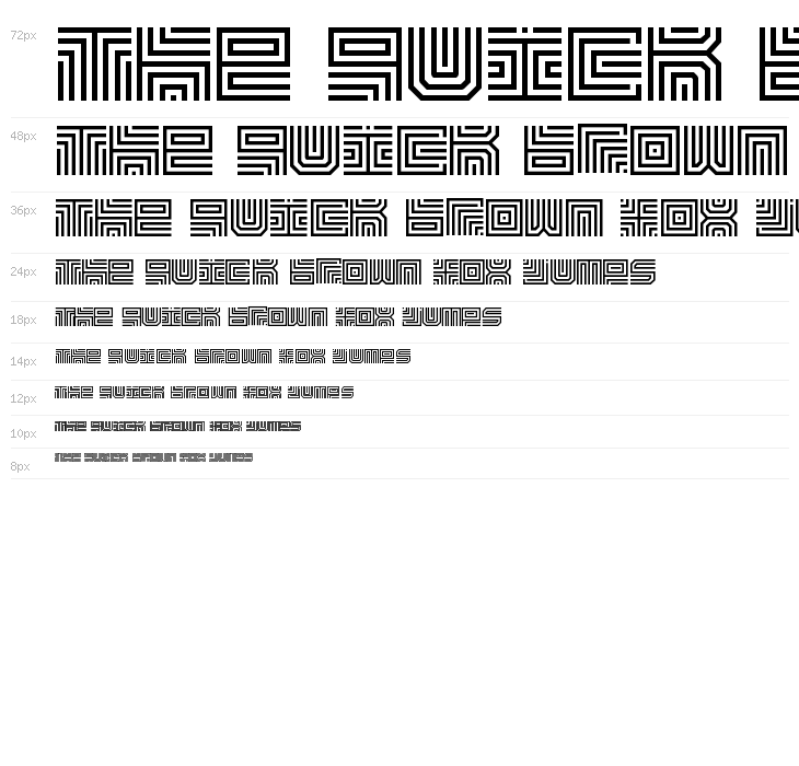 Maze Line Free Waterfall