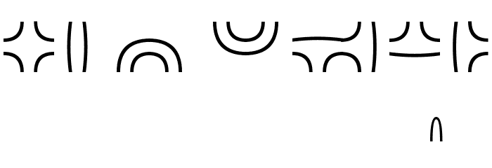 Maze Maker Caverns Level 2F Font OTHER CHARS