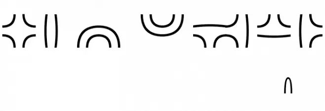 Maze Maker Caverns Level 2F Font OTHER CHARS