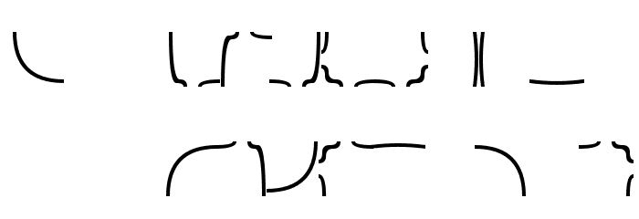 Maze Maker Caverns Level 2F Font LOWERCASE
