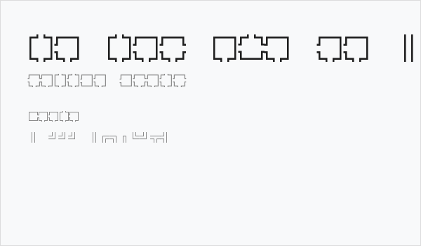 Maze Maker Dungeon Level 1F Business Card