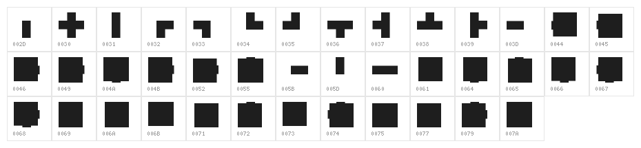 Maze Maker Solid Level 2F Character Map