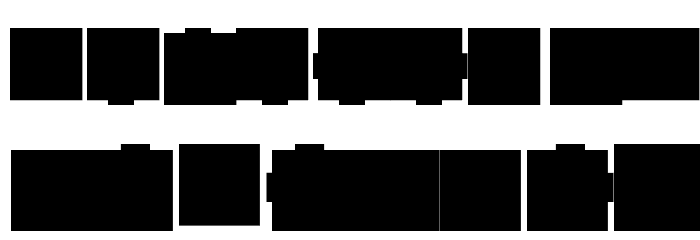 Maze Maker Solid Level 2F Font LOWERCASE