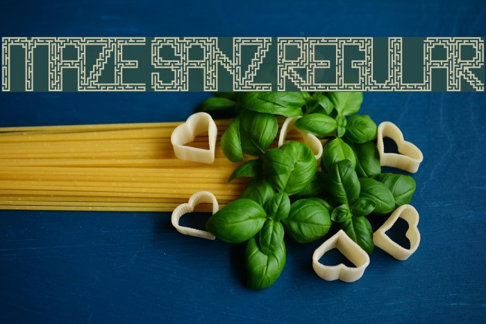 Maze Sanz Regular Example 1