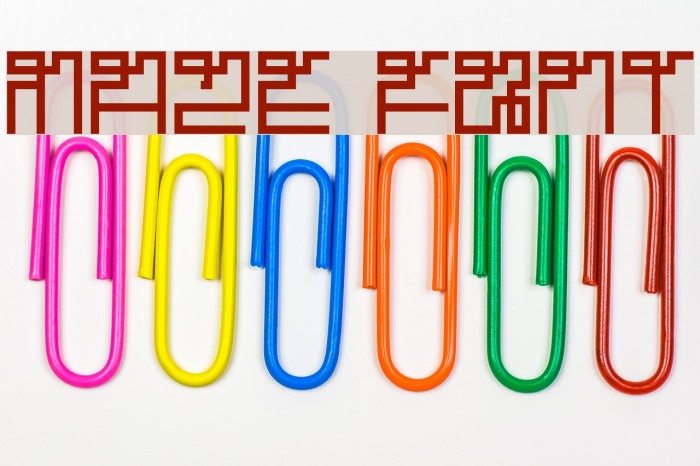 Maze Font examples