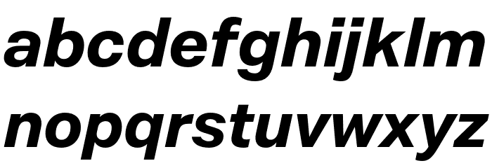 Mazin DEMO Bold Italic Font LOWERCASE