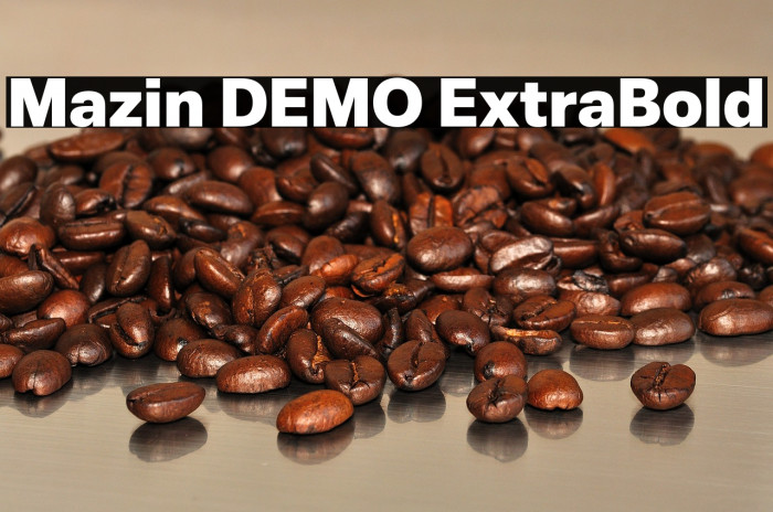 Mazin DEMO ExtraBold Example 3
