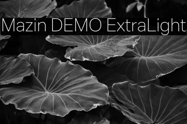 Mazin DEMO ExtraLight Example 2