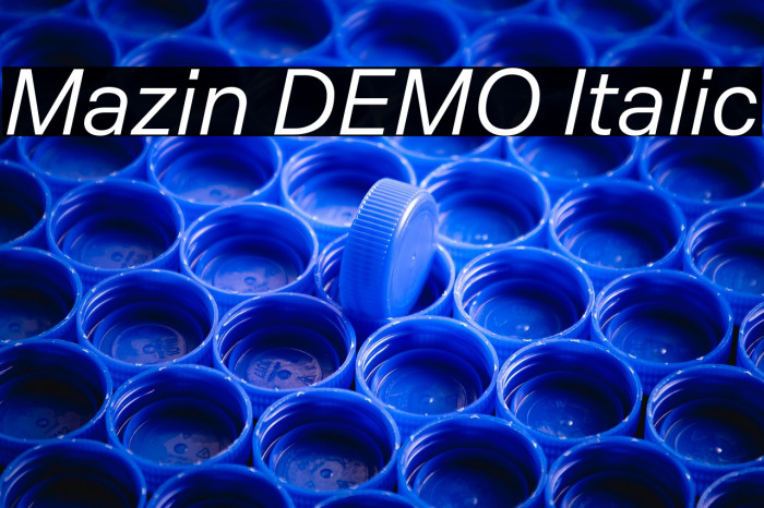 Mazin DEMO Italic Example 2