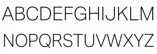 Mazin DEMO Light Шрифта ВЕРХНИЙ