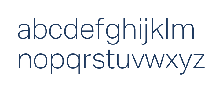 Mazin DEMO Light Lowercase