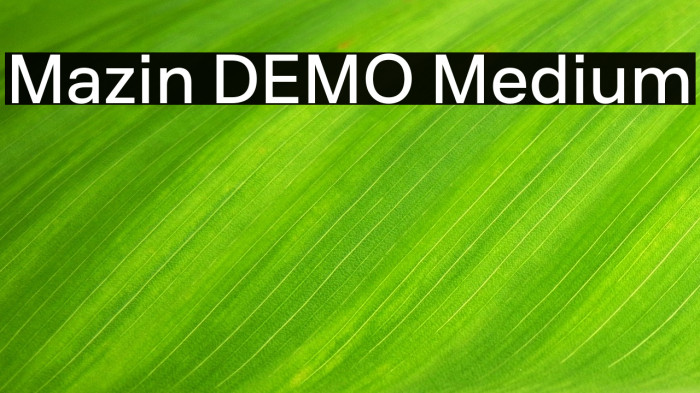 Mazin DEMO Medium Example 2