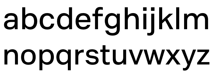 Mazin DEMO Medium Font LOWERCASE