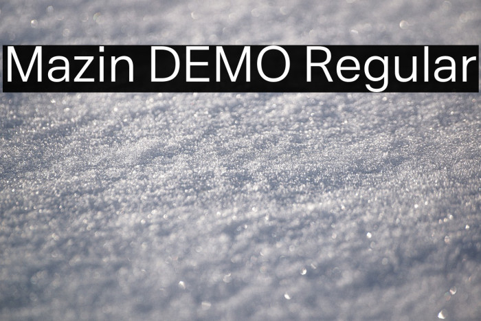 Mazin DEMO Regular Example 2