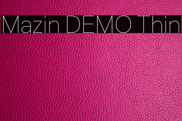 Mazin DEMO Thin Example 3