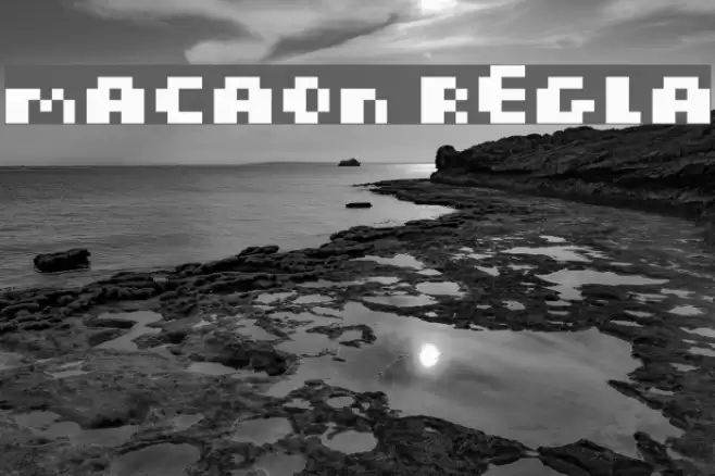 macaron Regular Caratteri examples