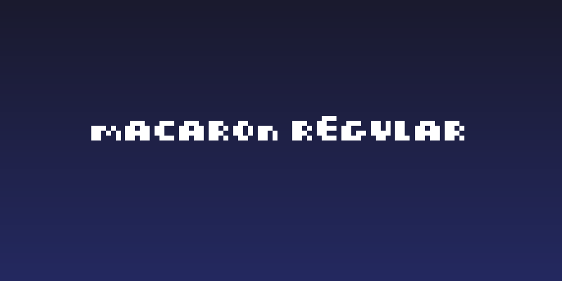 macaron Regular Social Header