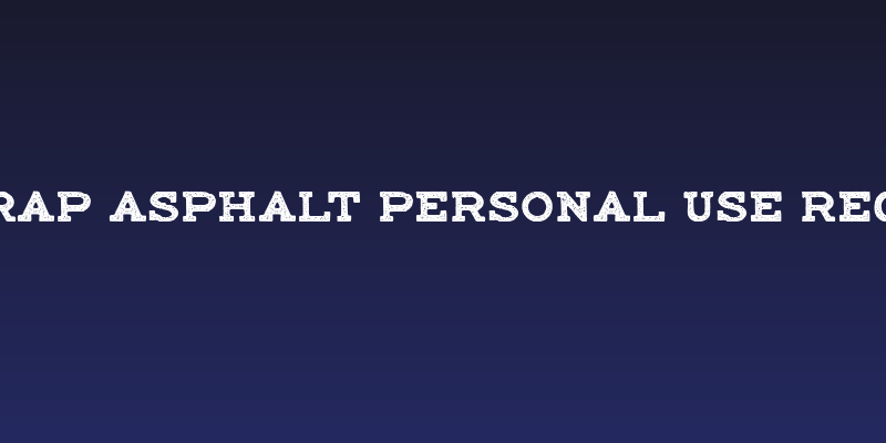 maccrap asphalt personal use Regular Social Header