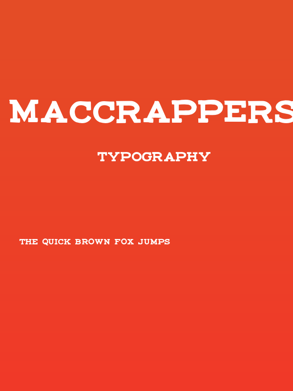 maccrapPERSONALUSE-hacktype Poster