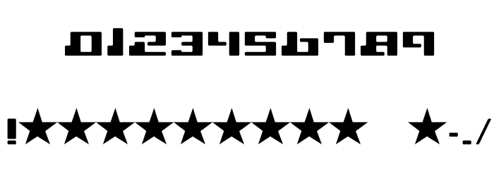 machine Font OTHER CHARS