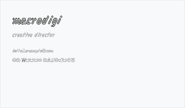 macrodigi Business Card