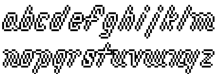 macrodigi Font LOWERCASE