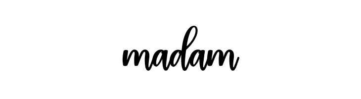 madam  Frei Schriftart Herunterladen