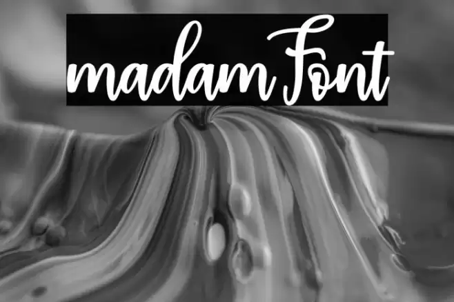 madam Font examples