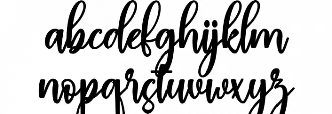 madam Schriftart Kleinbuchstaben