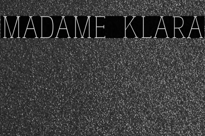 madame klara Font examples