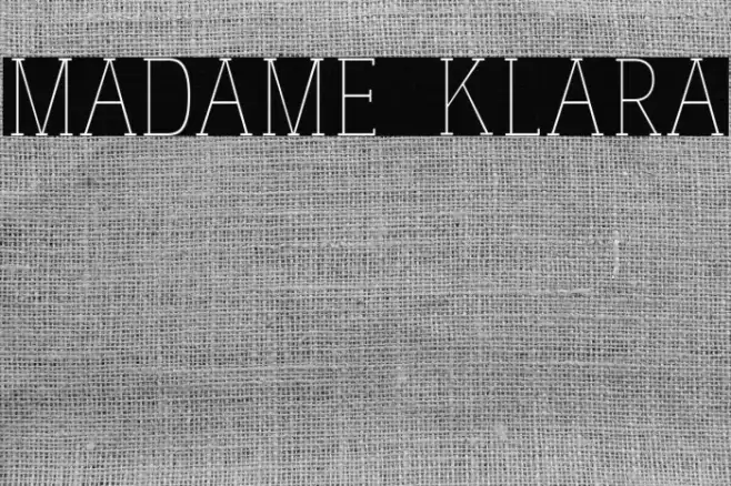 madame klara Font examples