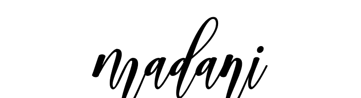 madani  font caratteri gratis