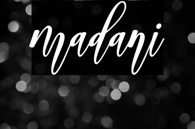 madani Font examples