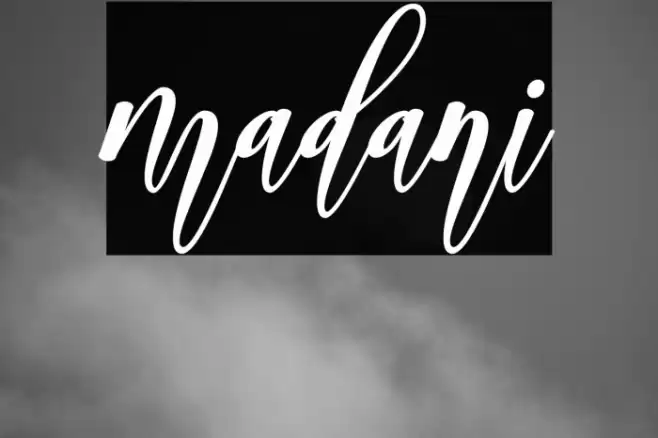 madani Font examples
