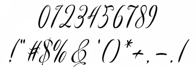 madania script Font OTHER CHARS