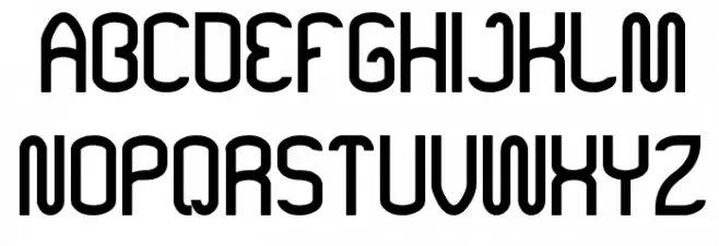 made in Indonesia Schriftart Groß