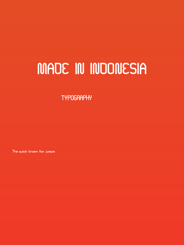made in Indonesia Poster
